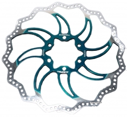 Ротор Alligator STARLITE Disc Brake Rotor 160mm/Green NK-R18GN
