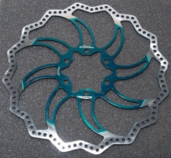 Ротор Alligator STARLITE Disc Brake Rotor 180mm/Green, HK-R19GN