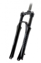Вилка Suntour DURO DJ D, 26&uml;;1 1\8 A-head, ход 130 мм,шток ,регулировка жесткости, только диск тормоз,черная