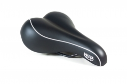 Седло Velo VL-4111 C74, женское, гелевые вставки, лого VK, черный