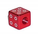 Колпачки X17 алюм. (кубик), красный, 1 шт