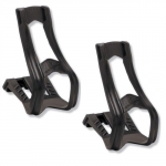 Zefal ToeClip (0431) пласт. тип MTB, под ремешки, L/XL, черные