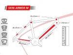 Защита рамы велосипеда Zefal Skin Armor M (2600) прозр. (12шт)