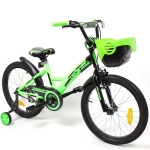 Велосипед детский VNC Wave черно-зеленый, рама 30 см, колеса 20¨