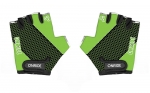 Велоперчатки OnRide Gem детские 3-4, черный-зелёный
