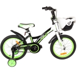 Велосипед детский VNC Wave черно-зеленый, 22 см рама, колеса 16¨