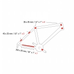 Защита рамы Zefal Skin Armor S (2603) полиуретан. прозр. (7шт)