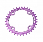 Звезда шатунов Deckas Narrow Wide Round 34T  BCD104  ALU Purple