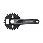 Шатуны Shimano FC-M6100-1 DEORE интегированная ось 175мм 30T 12 ск CL-52мм без каретки