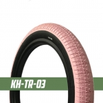 Покрышка BMX KENCH 20”x2.35¨ 30TPI KH-TR-03-Black-Pink