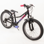 Велосипед детский TREK PRECALIBER 20 7SP SUS GIRLS черный/розовый колеса 20¨ 2022