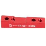 Адаптер для дисковых тормозов TAIWAN Flat Mount FR-160 для Disk с болтами крепежн. (4шт) красный