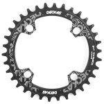 Звезда шатунов Deckas Narrow Wide Round 34T BCD94+96  ALU черная