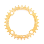 Звезда шатунов Snail Narrow Wide Round 32T BCD104 ALU, золотистый