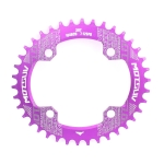 Звезда шатунов Motsuv Narrow Wide Oval 38T BCD104 ALU фиолетовая
