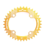 Звезда шатунов Motsuv Narrow Wide Oval 38T BCD104 ALU золотая