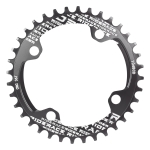 Звезда шатунов Riderace Narrow Wide Round 36T BCD104 ALU, черный