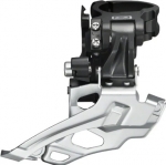 Переключатель скоростей передний Shimano FD-M616 DEORE верхний хомут, универсальная тяга ,адаптер под 31.8mm, 2х10, под 38\44 зуба, black