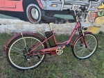 Женский электровелосипед Kelbike 28? 500W, 48V18AH,  колёса 20? бардовый