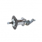 Втулка задняя VS CT 36H, 110Wx165mm, Velosteel, серебристая, Чехия