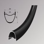 Обод Remerx S-DISC RX 5025 (622x25 mm) 24H FV black E-Bike