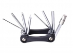 Ключ нож Kenli 9833C, 9 инструментов, 2.5/3/4/5/6/8 мм, +/-/T25