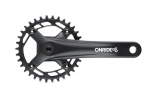 Шатуны OnRide Solo 1110 Hollowtech, 170 мм, 34T BCD: 104 мм, на 11,10,9ск., черные