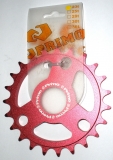 Звезды шатунов BMX - PRIMO - 23T, CNC 6061, light weight design, красная