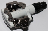 Педали контактные Shimano PD-M520 SPD MTB белые