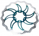 Ротор Alligator STARLITE Disc Brake Rotor 160mm/Green NK-R18GN